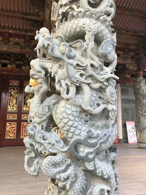 寺庙石雕青石龙柱加工的艺术与工艺