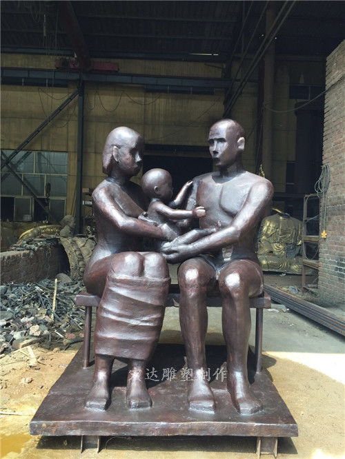 小品铜雕塑与人物摆件 城市公共空间的艺术点缀