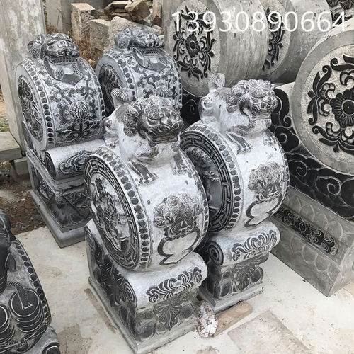 古韵悠长，灵动庭院 青石鱼缸养鱼池与仿古石雕的雅致融合